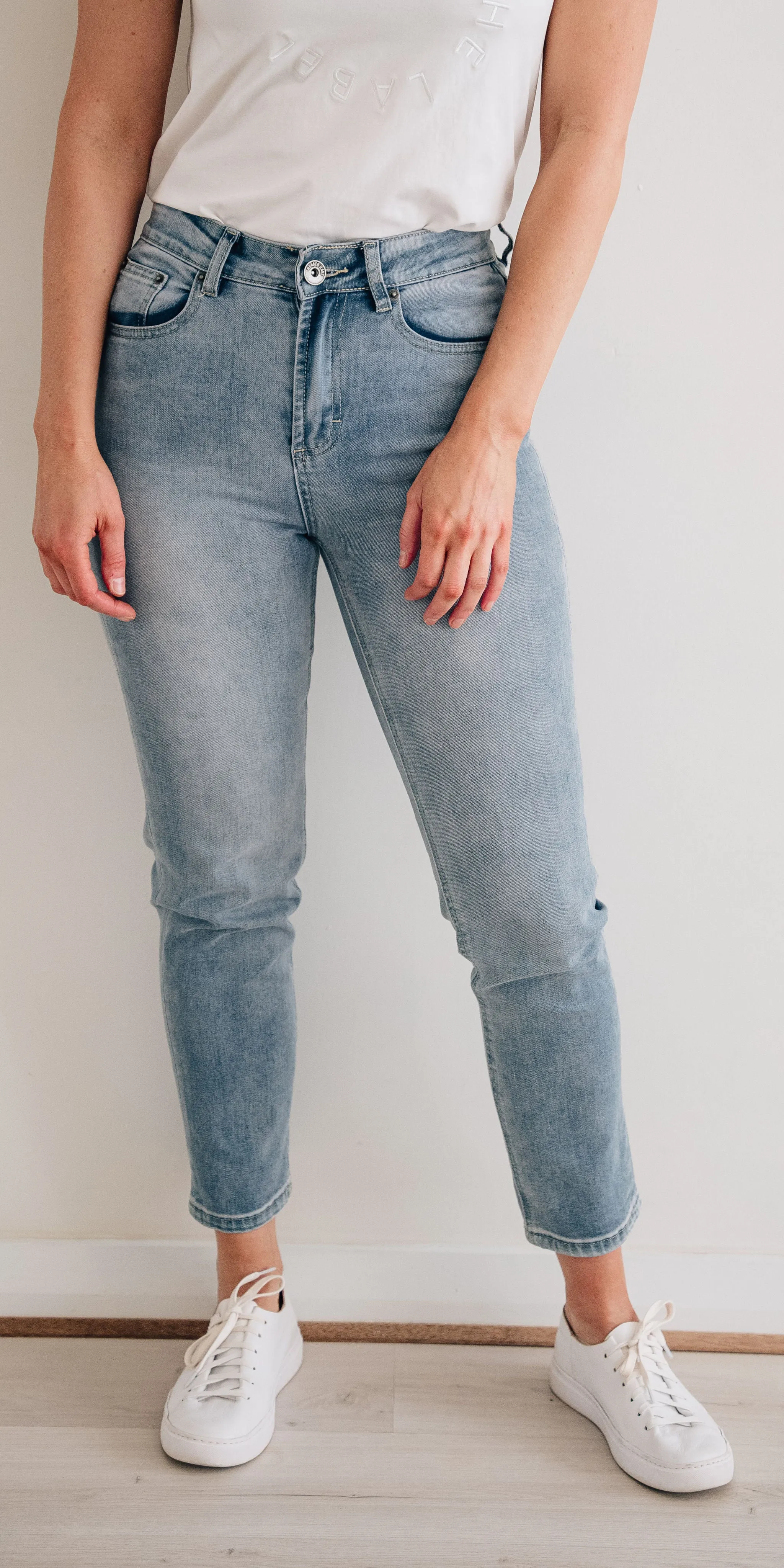 Olivia Mum jeans - blue