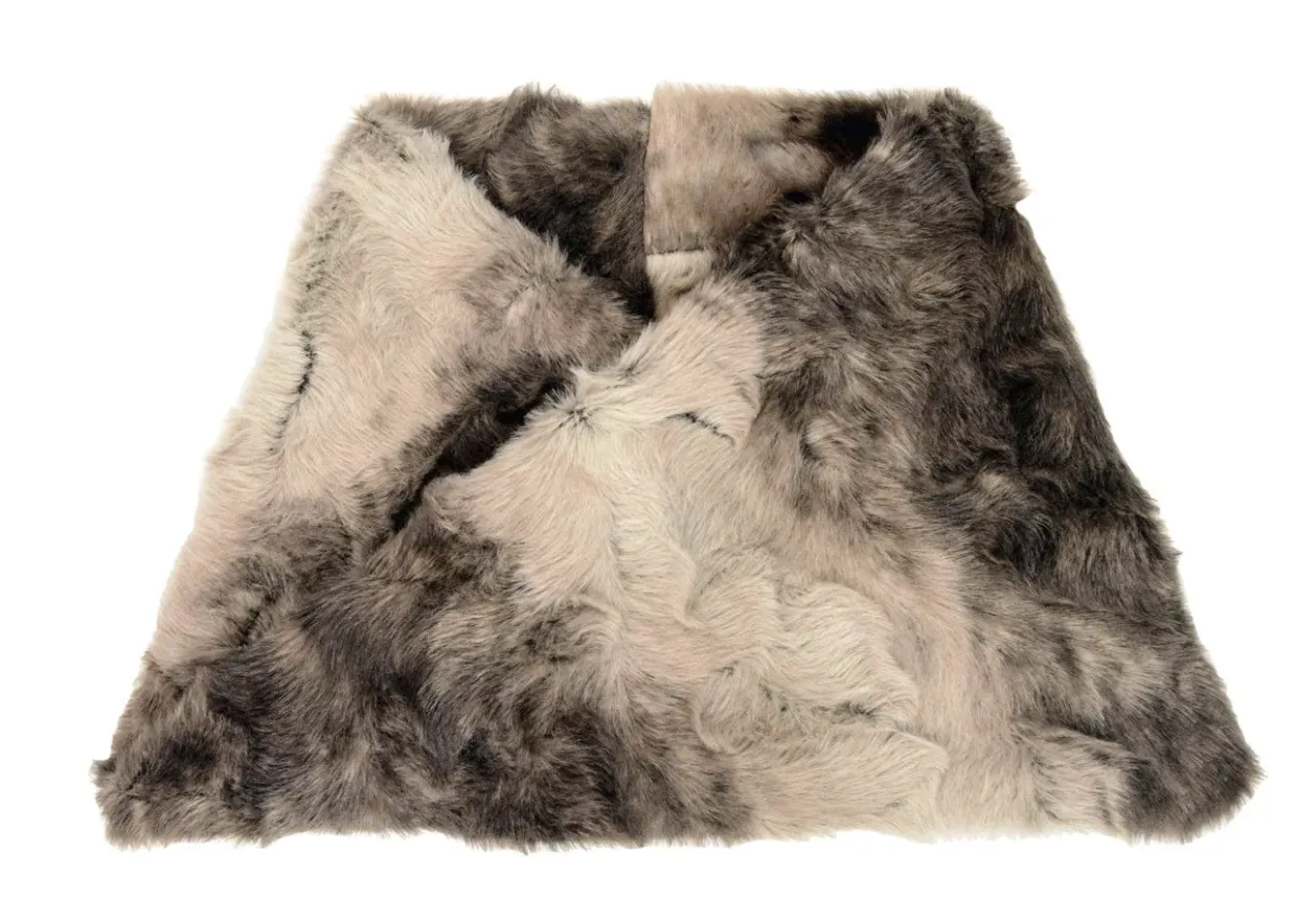 Pandemonium faux fur neck-warmer scarf