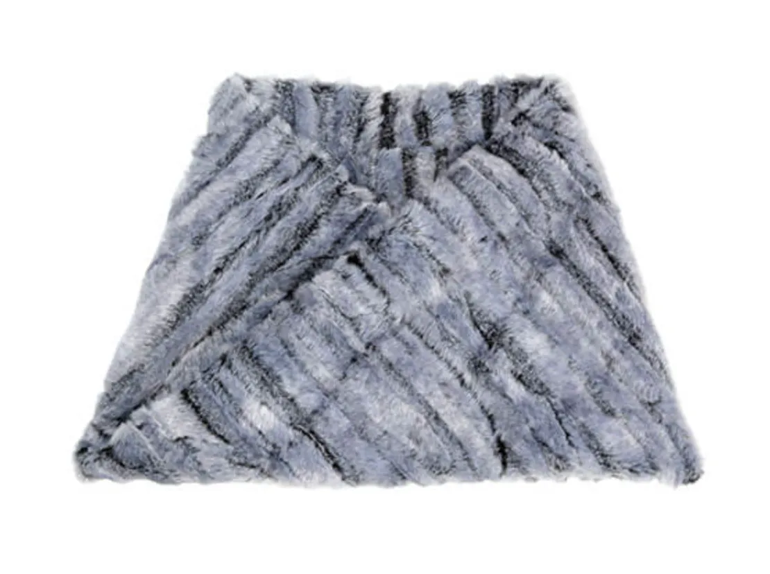 Pandemonium faux fur neck-warmer scarf