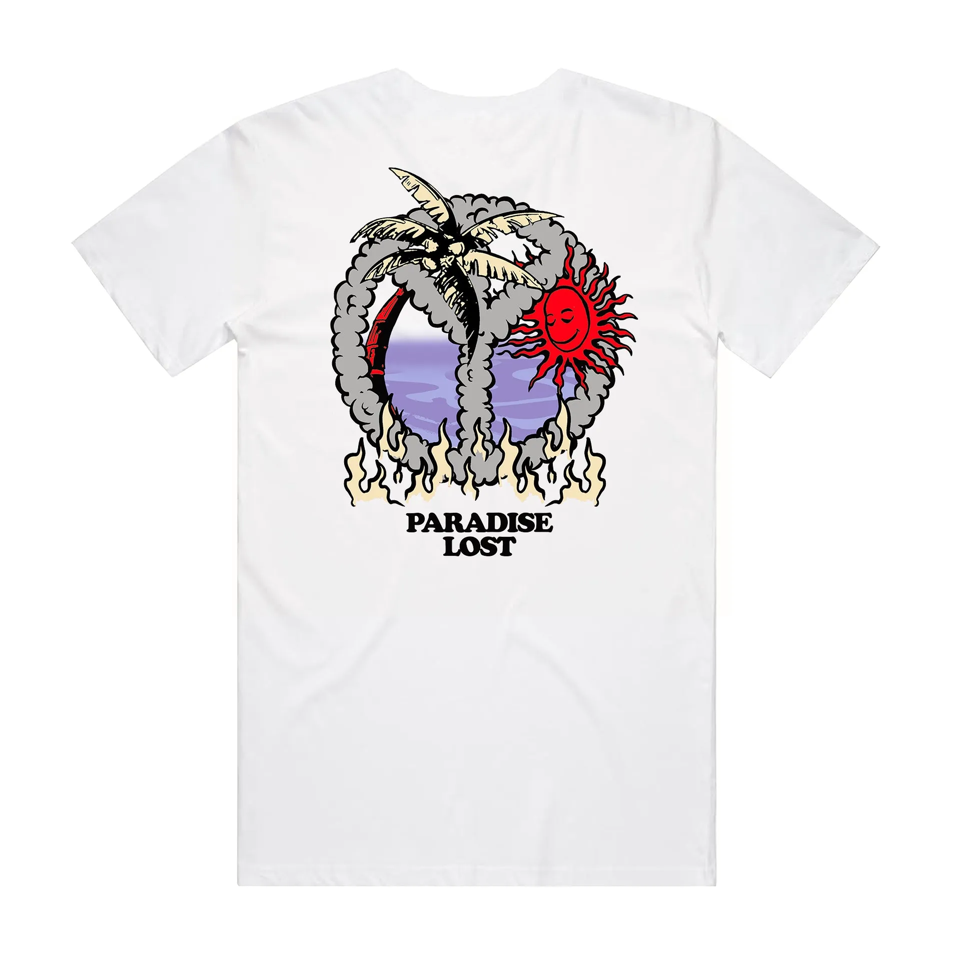 PARADISE PEACE TEE WHITE