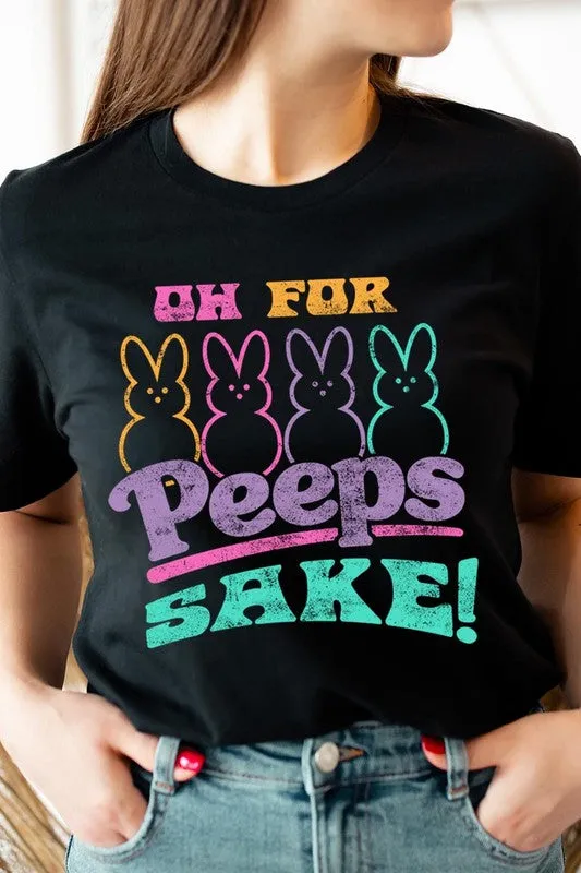 Peeps Sake Bunny Easters Graphic T Shirts