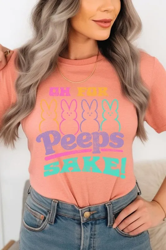 Peeps Sake Bunny Easters Graphic T Shirts