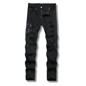 Python Black Denim: Unleash Your Urban Edge!