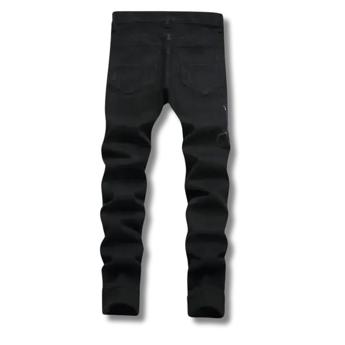 Python Black Denim: Unleash Your Urban Edge!