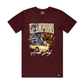 RACING CHAMPIONS TEE BURGUNDY