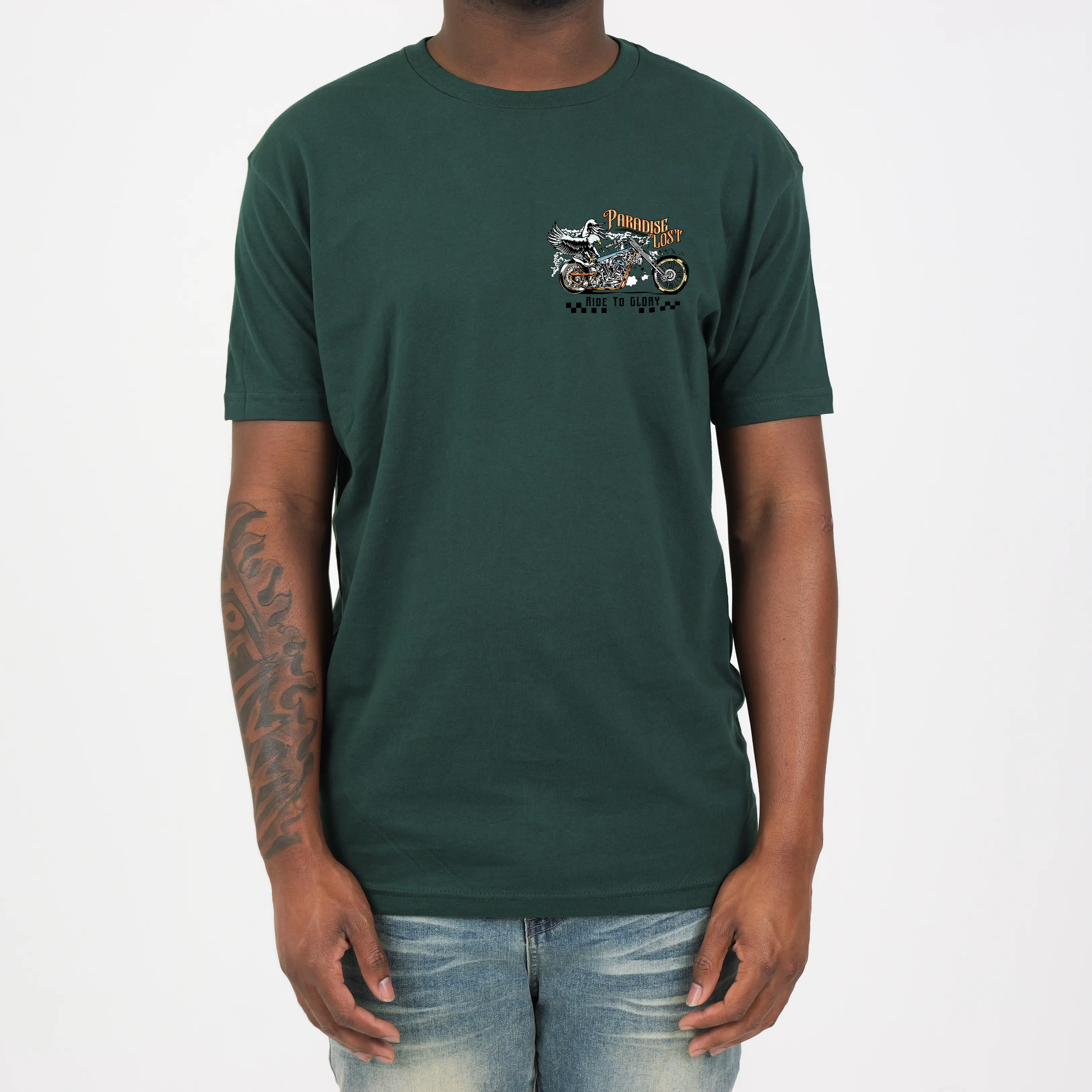 RIDE TO GLORY TEE FOREST