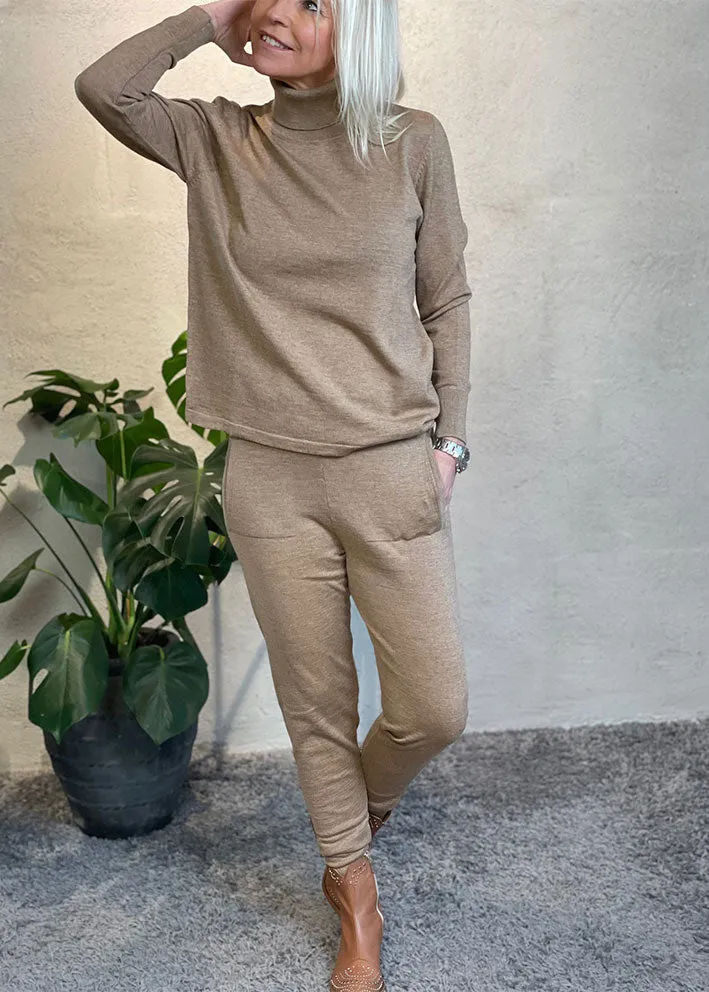 Sibin Linnebjerg Lira Turtleneck Sweater - Camel