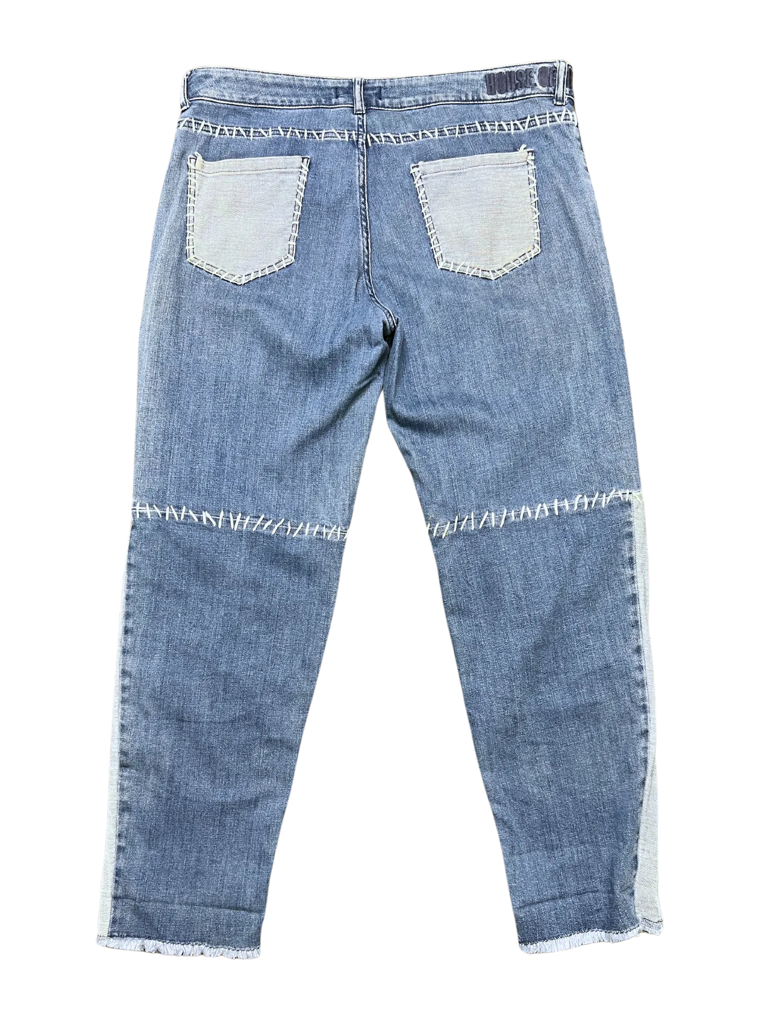 Size  14 - House of Holland Patchwork Jeans