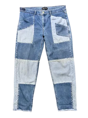 Size  14 - House of Holland Patchwork Jeans