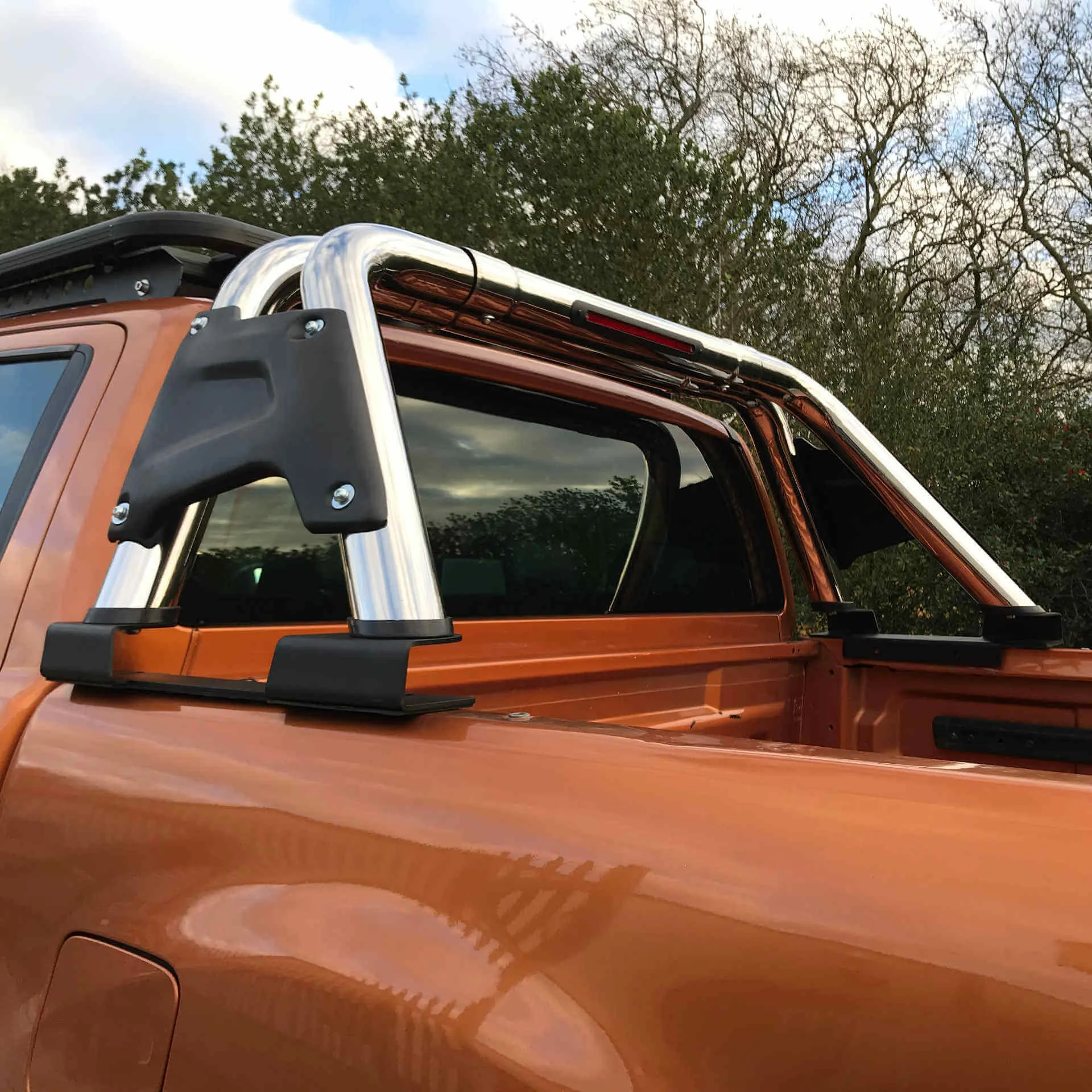 Stainless Steel Side Infill Roll Sports Bar for Ford Ranger 2006-2012