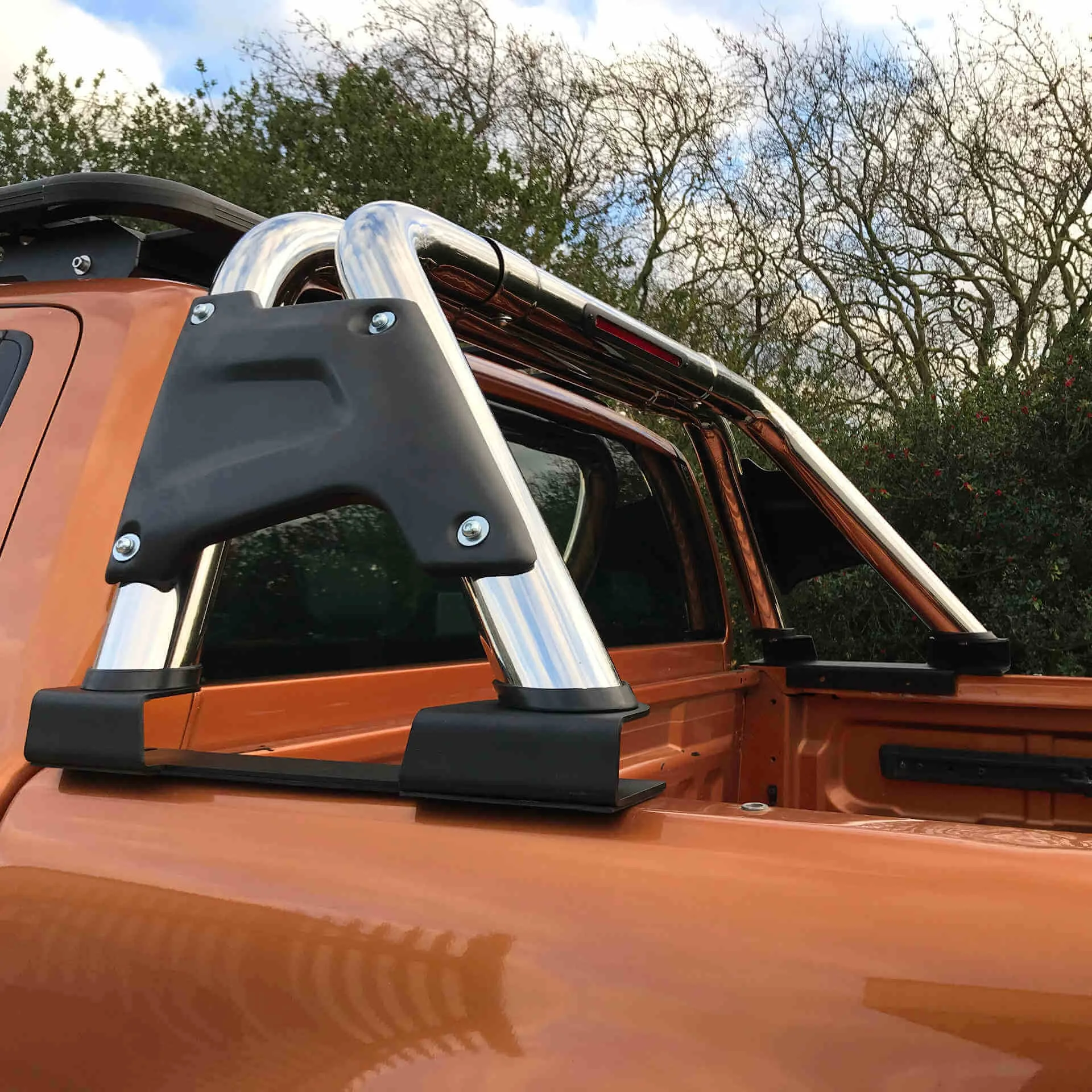 Stainless Steel Side Infill Roll Sports Bar for Ford Ranger 2012 