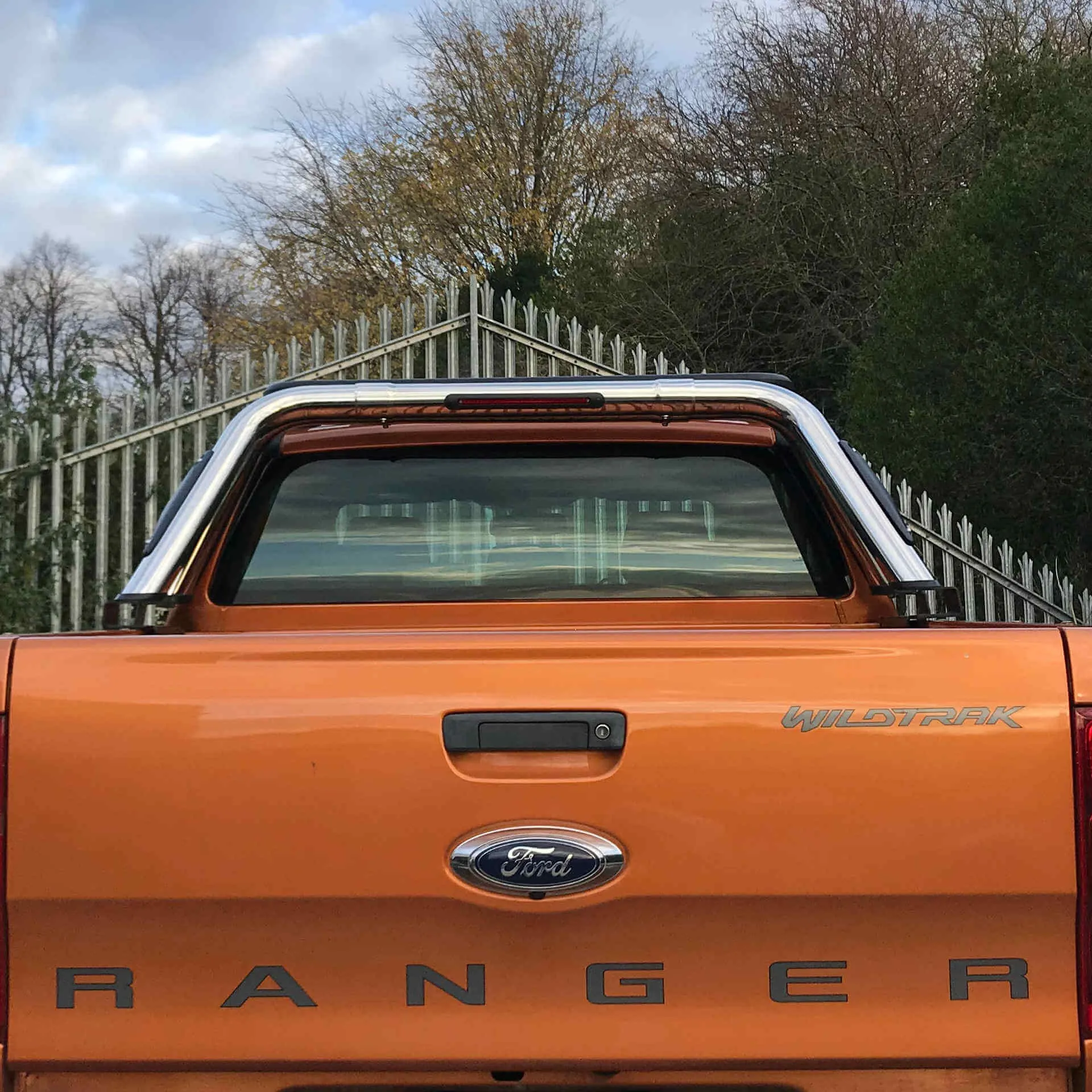 Stainless Steel Side Infill Roll Sports Bar for Ford Ranger 2012 