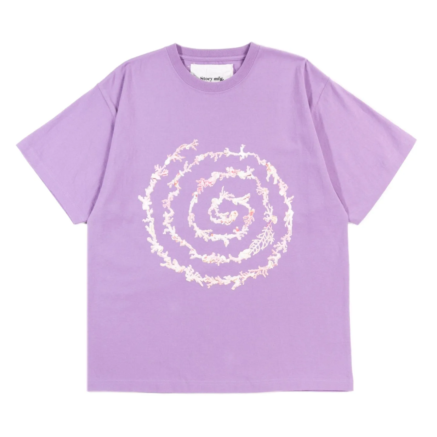 STORY MFG. GRATEFUL TEE SS LILAC SPIRAL CORAL