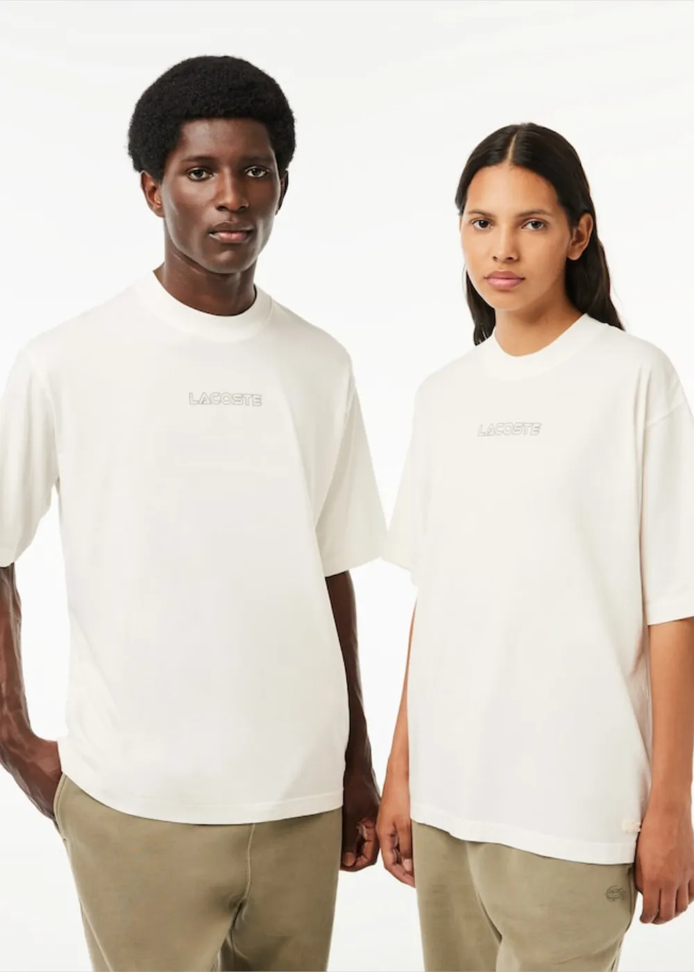 T-shirt Lacoste loose fit en jersey