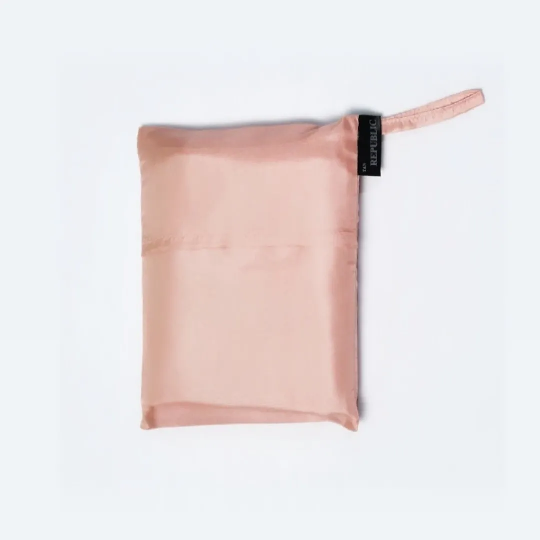 Tan Republic TanBag - Blush Pink Self-Tanning Bed Sheet Protector for Ultimate Skin Care