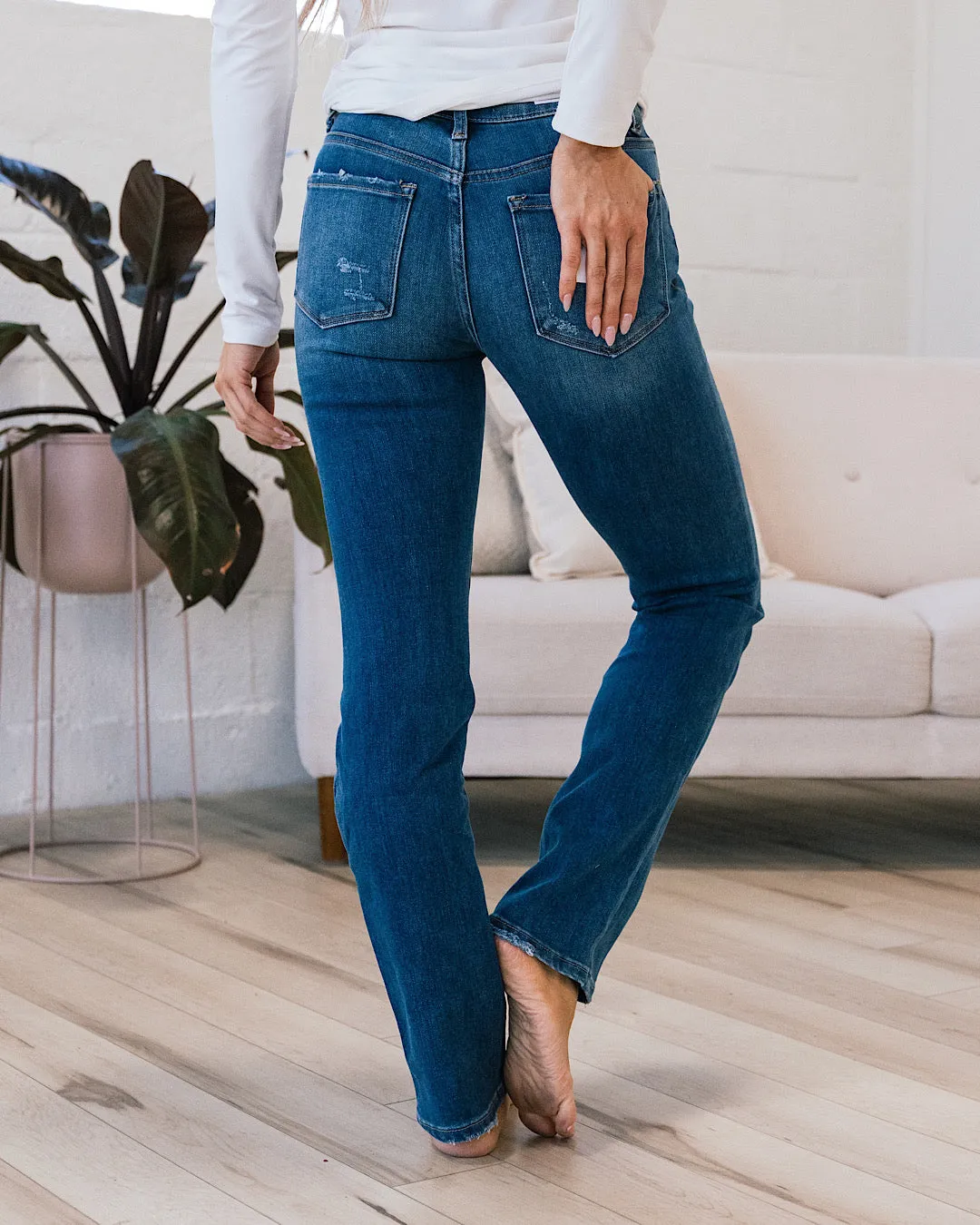 Vervet All I Need Non Distressed Straight Jeans