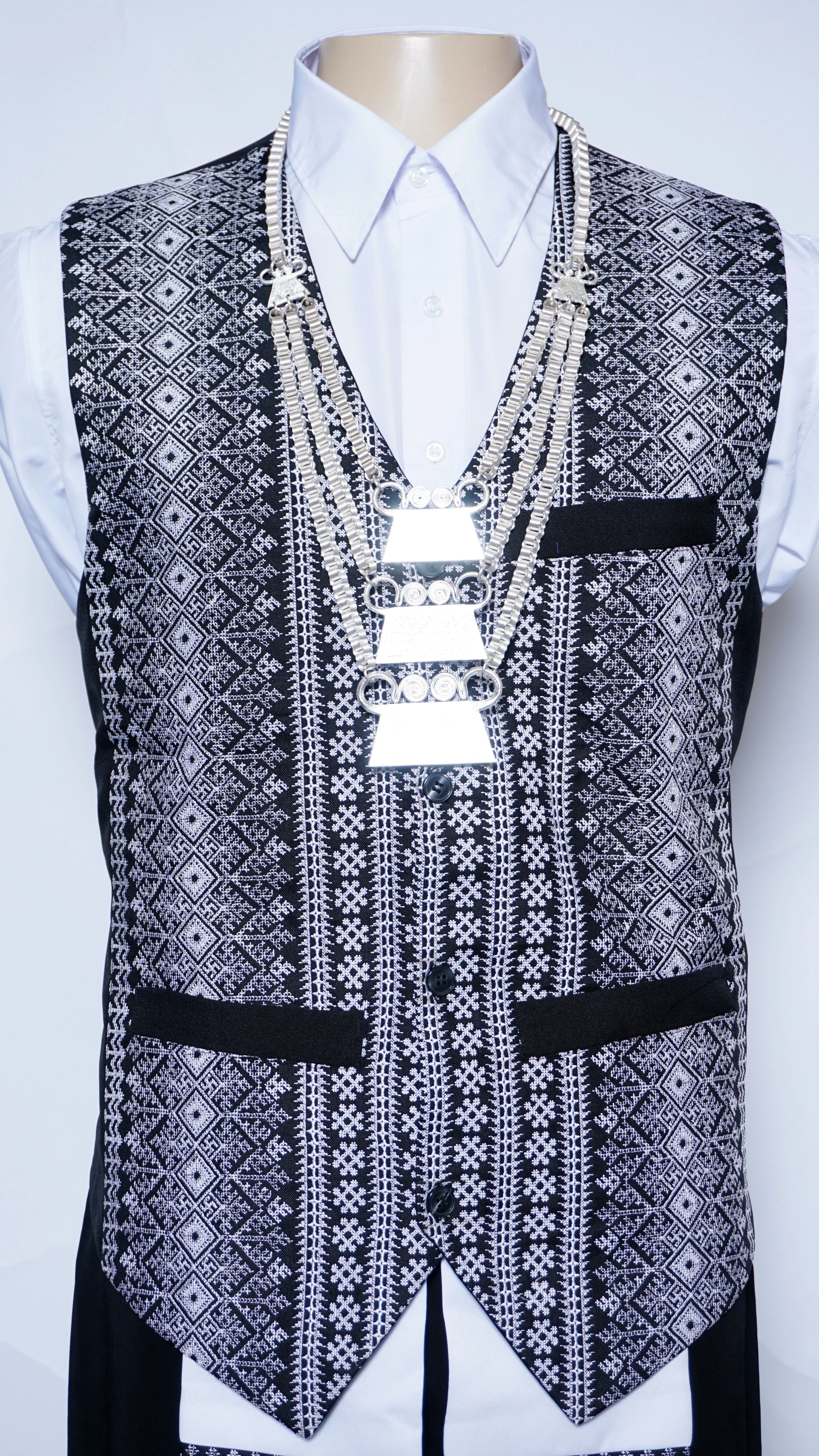 White Co Vest (46")