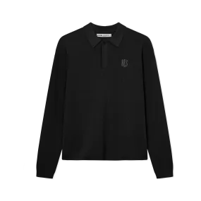 William Knit Polo - Black