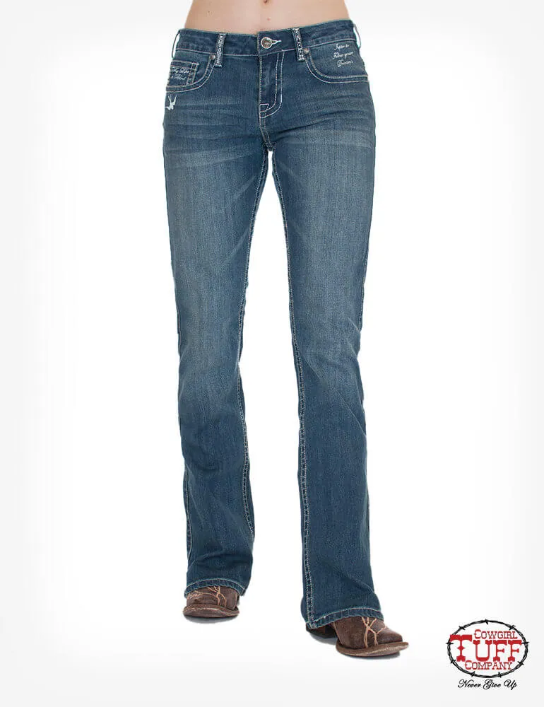 Women's Cowgirl Tuff Inspire Jeans- Natural Waist