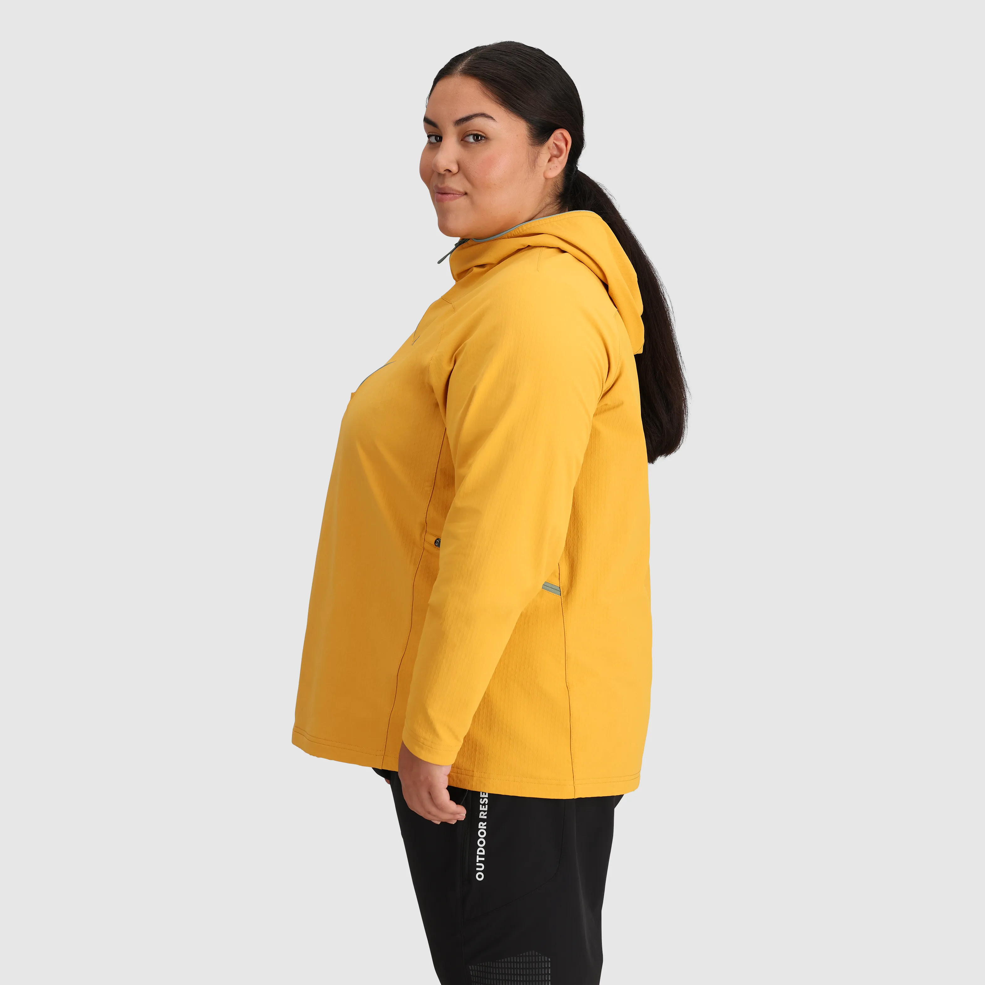 Women's Freewheel Half Zip Soft Shell Hoodie-Plus