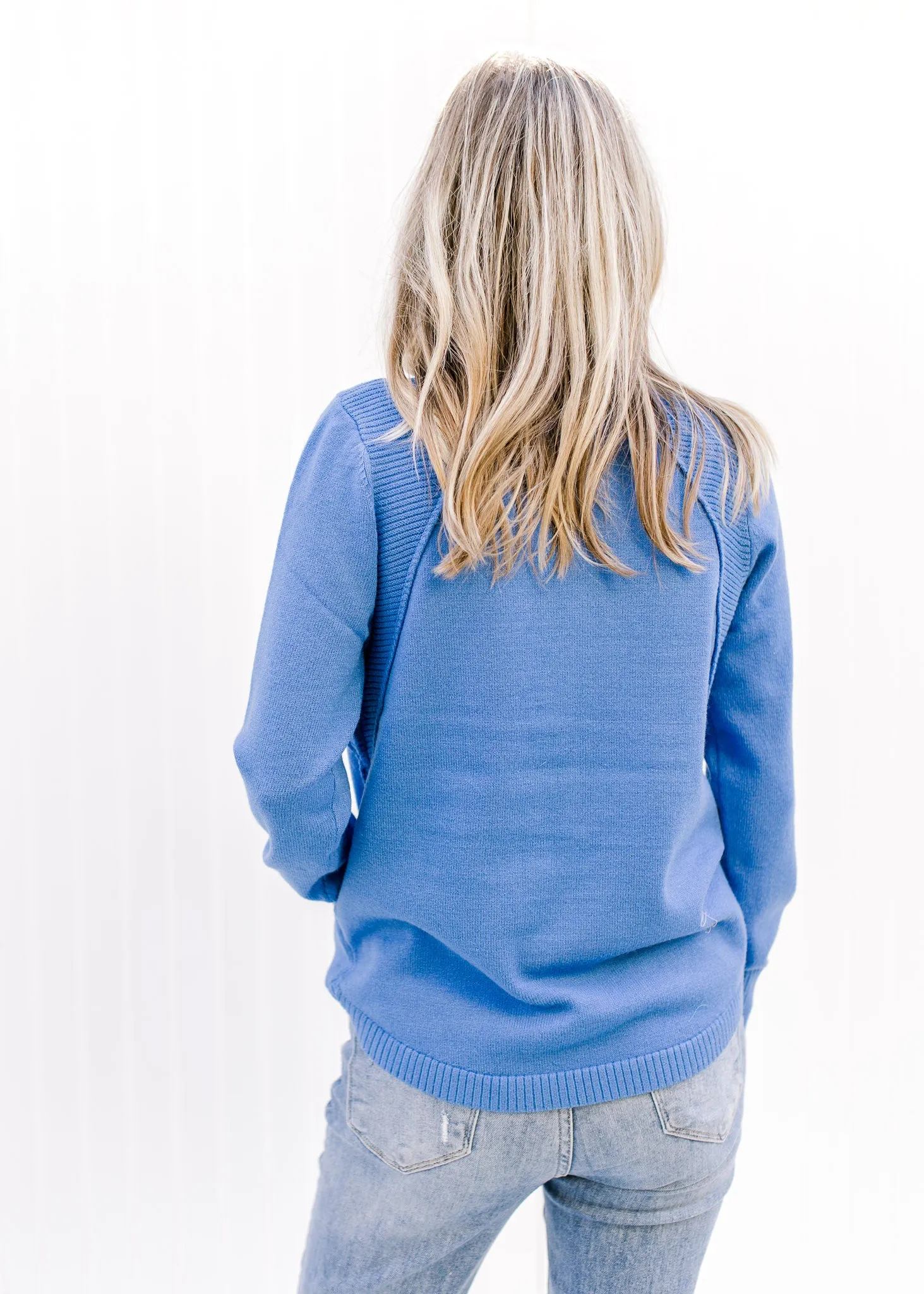 X Cobalt Sweater