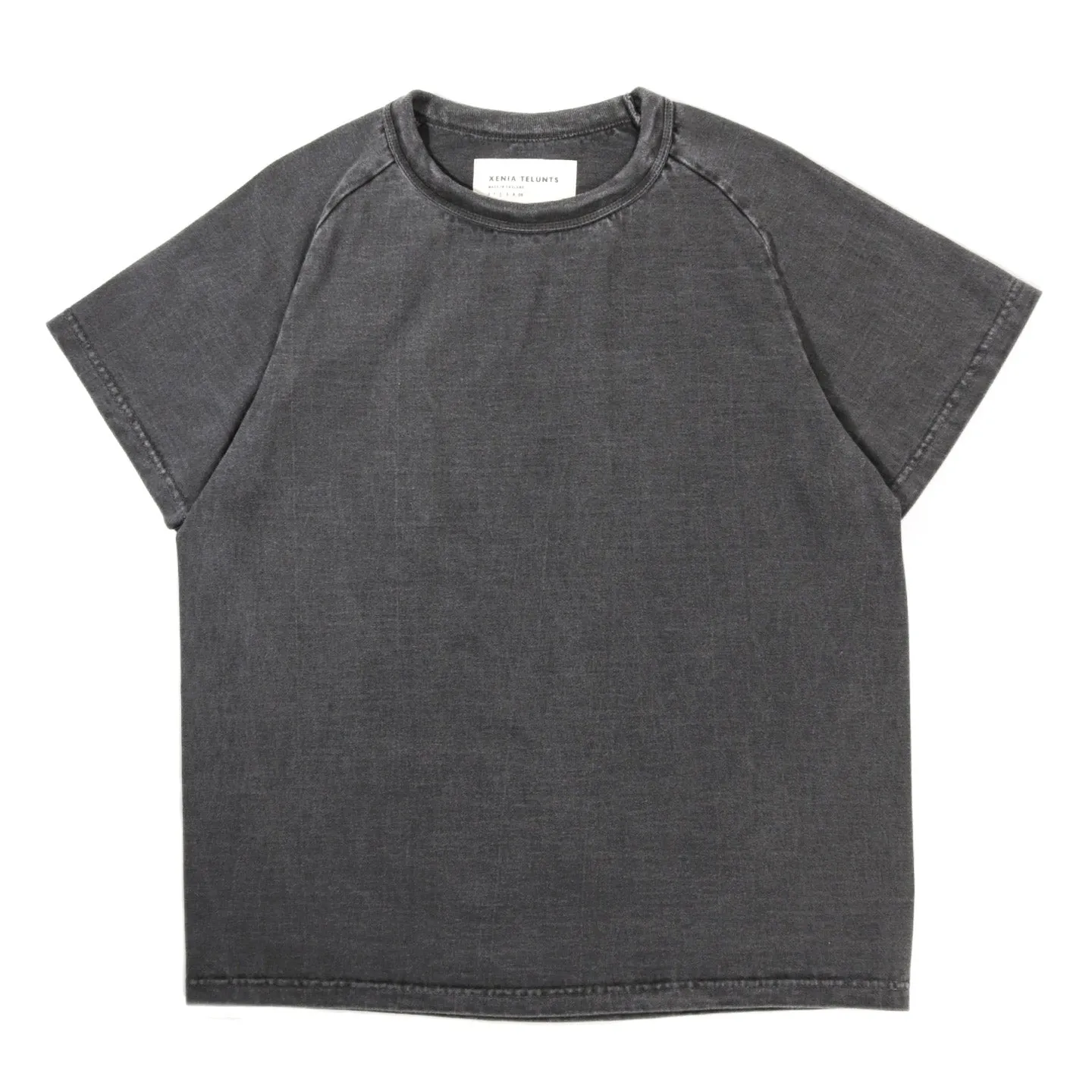 XENIA TELUNTS KAPAN RAGLAN T-SHIRT CHARCOAL